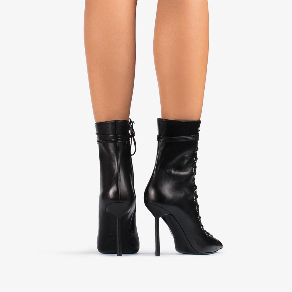 Black Le Silla COURTNEY ANKLE BOOT 100 mm | USA_LS75446