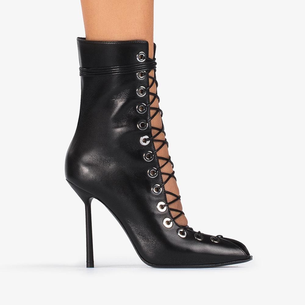 Black Le Silla COURTNEY ANKLE BOOT 100 mm | USA_LS75446