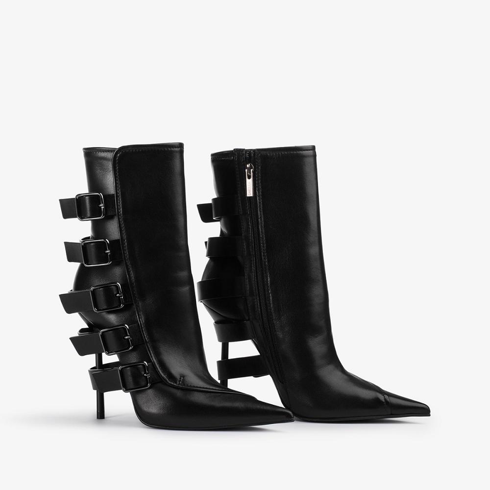 Black Le Silla COURTNEY ANKLE BOOT 120 mm | USA_LS64844