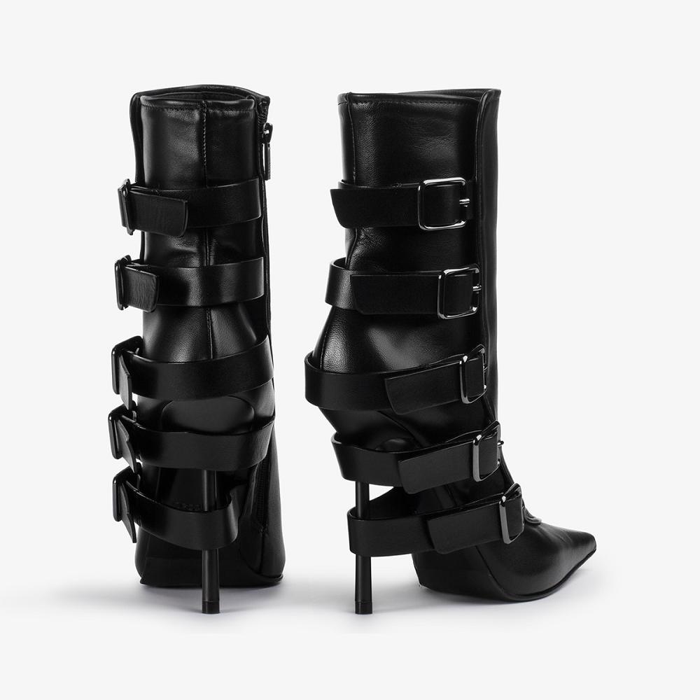 Black Le Silla COURTNEY ANKLE BOOT 120 mm | USA_LS64844