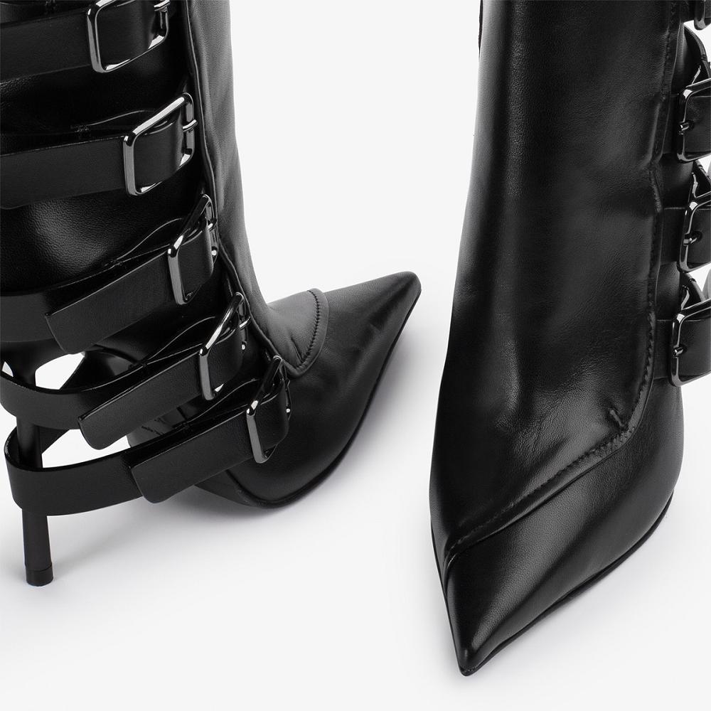 Black Le Silla COURTNEY ANKLE BOOT 120 mm | USA_LS64844