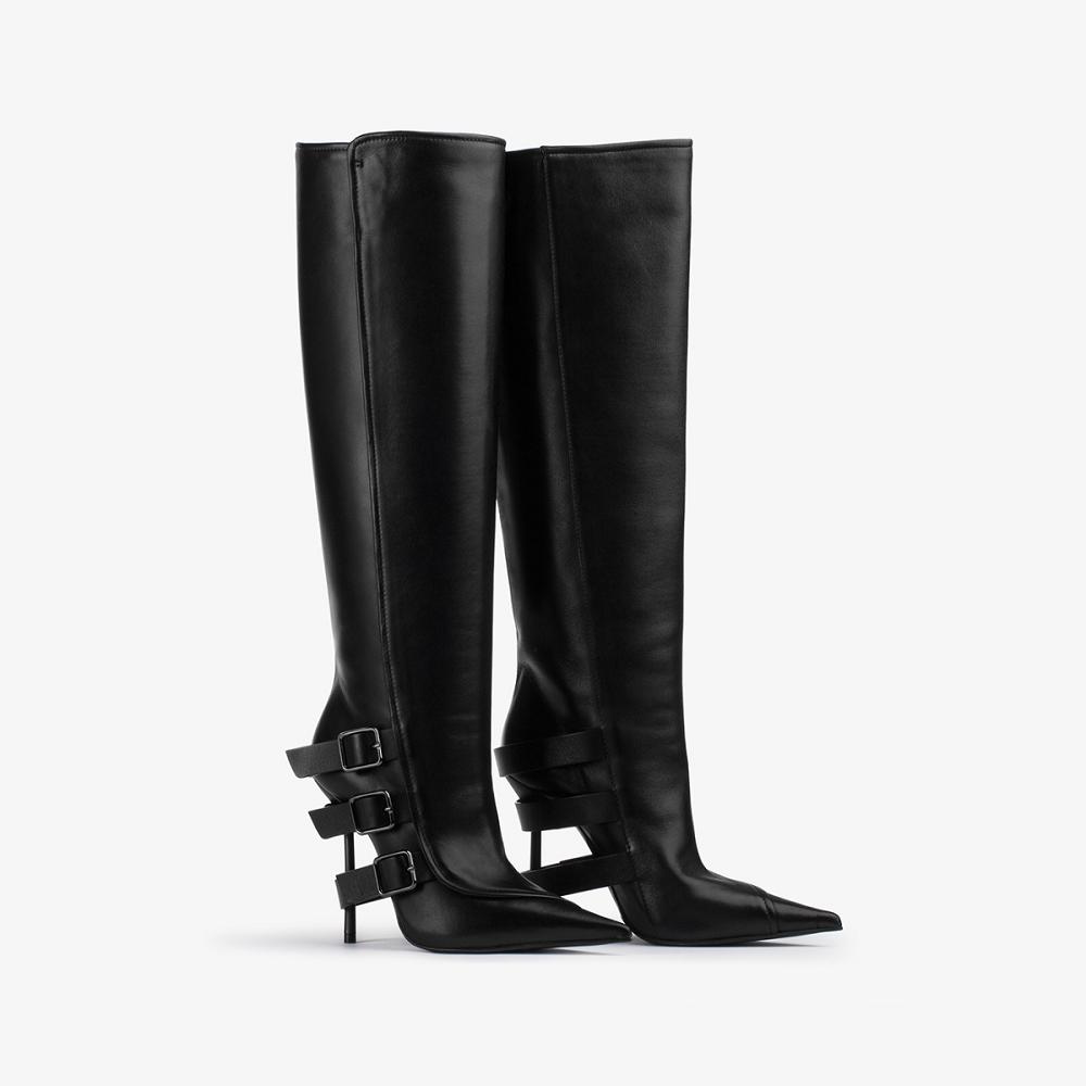 Black Le Silla COURTNEY BOOT 120 mm | USA_LS23967