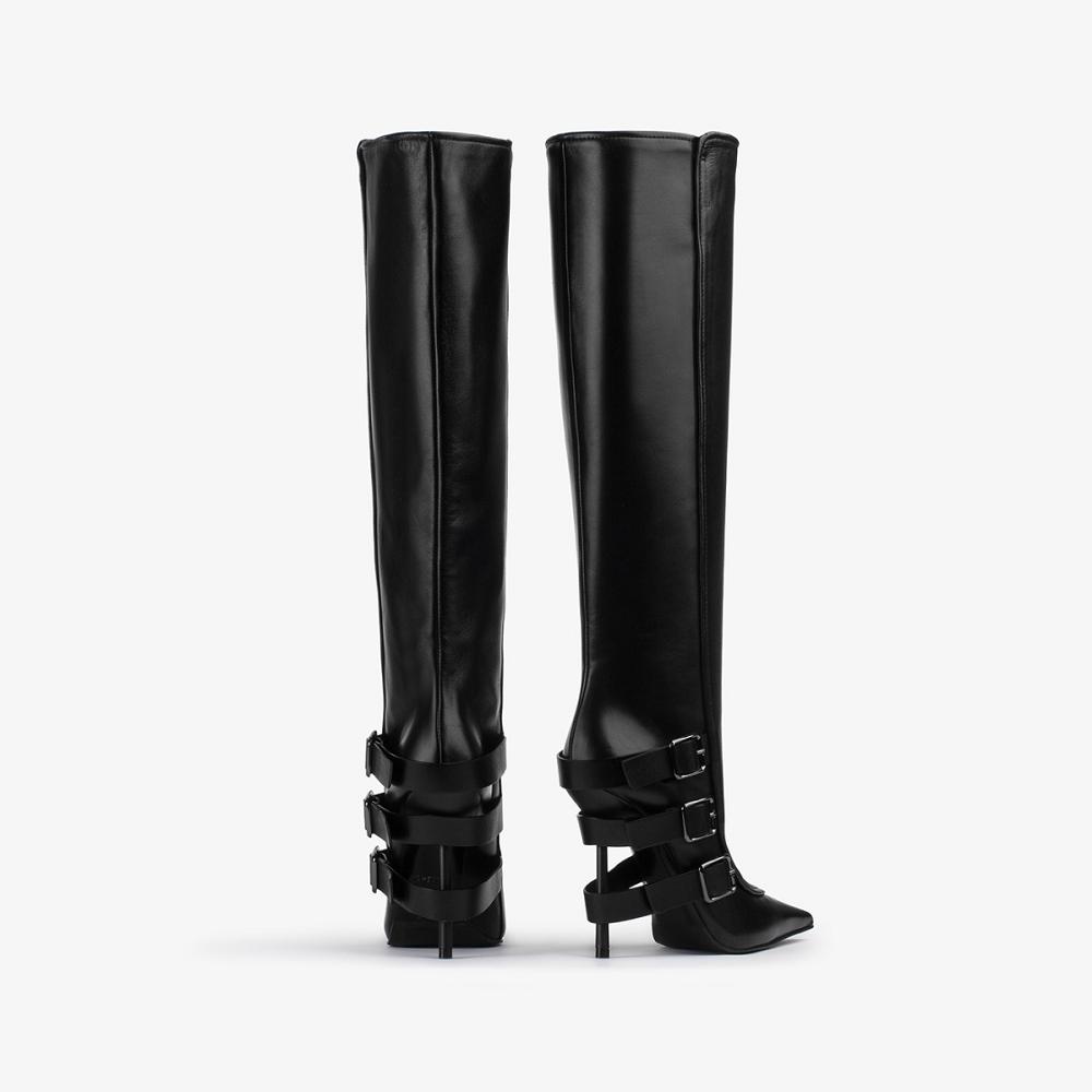 Black Le Silla COURTNEY BOOT 120 mm | USA_LS23967