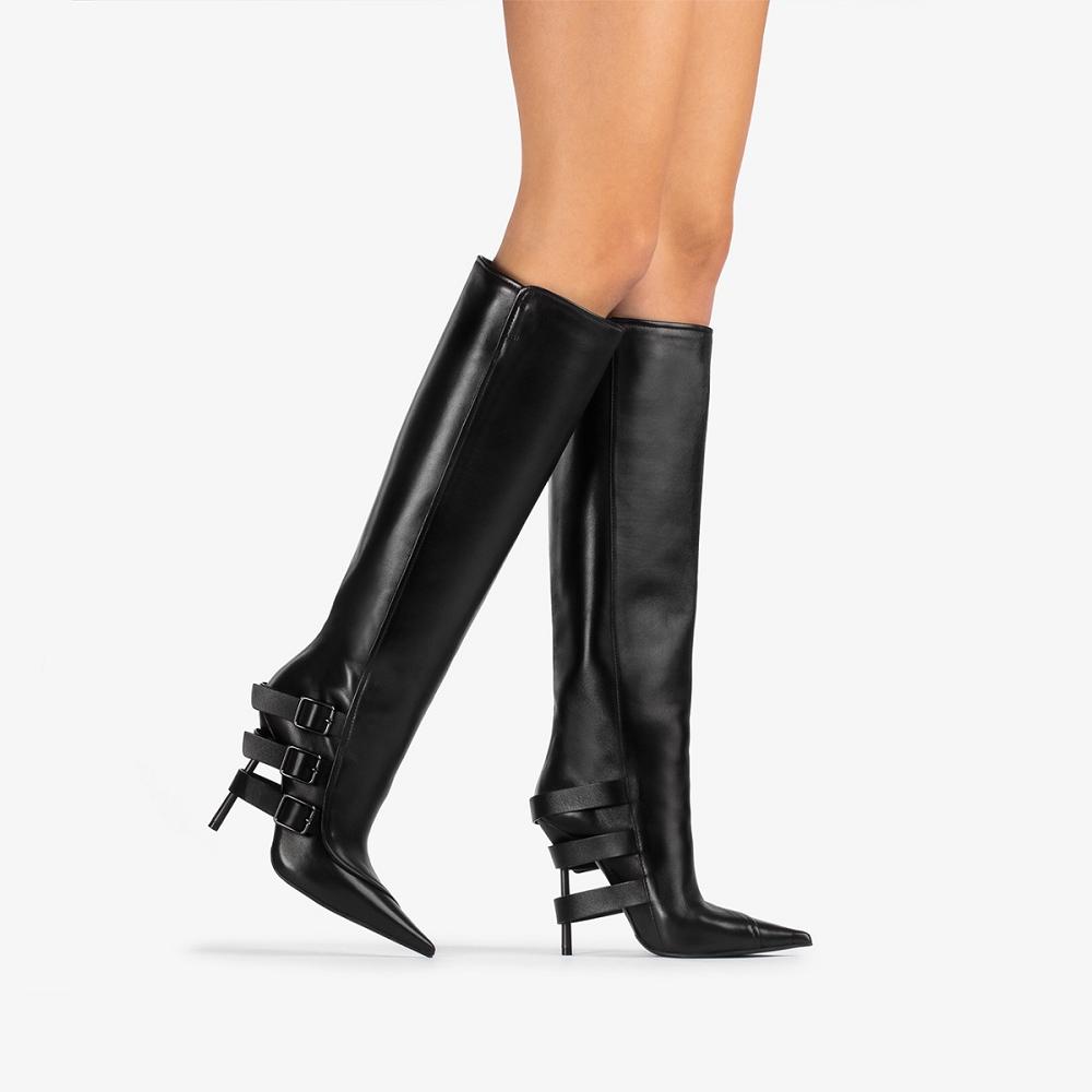 Black Le Silla COURTNEY BOOT 120 mm | USA_LS23967