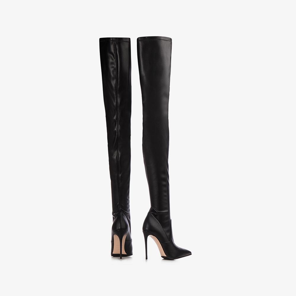 Black Le Silla EVA THIGH-HIGH BOOT 100 mm | USA_LS63766