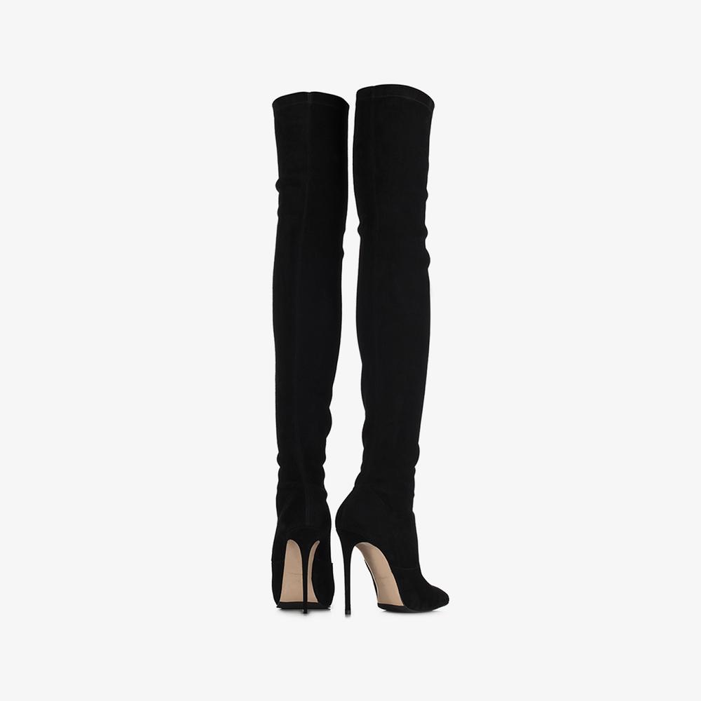 Black Le Silla EVA THIGH-HIGH BOOT 120 mm | USA_LS17143