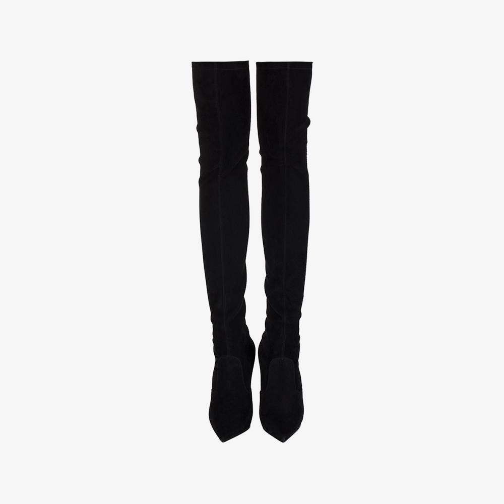 Black Le Silla EVA THIGH-HIGH BOOT 120 mm | USA_LS17143