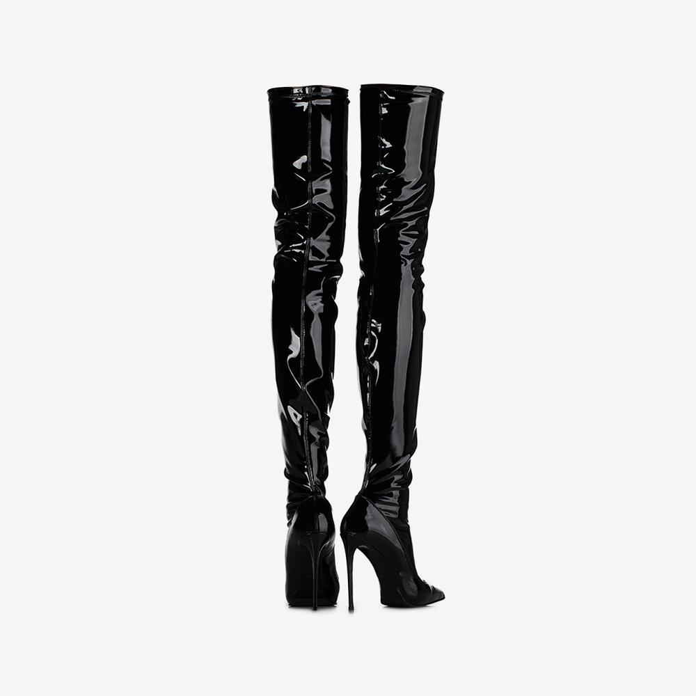 Black Le Silla EVA THIGH-HIGH BOOT 120 mm | USA_LS93582