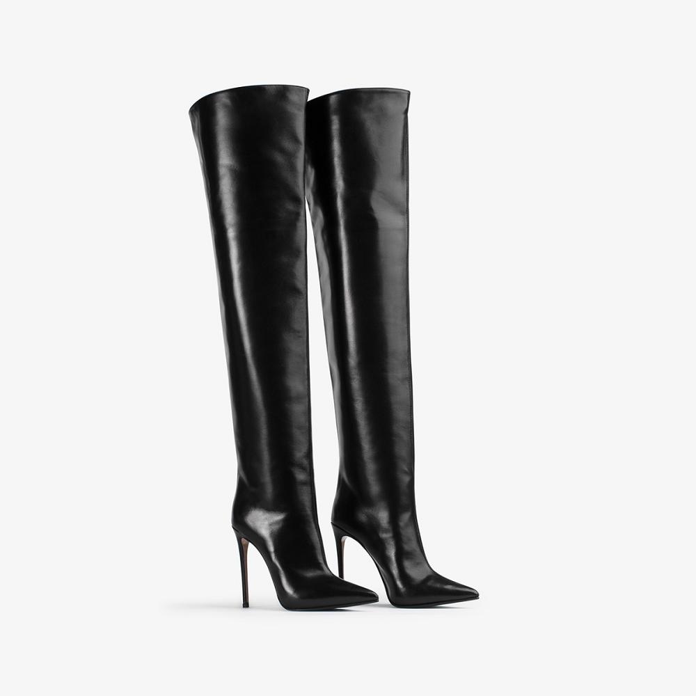 Black Le Silla EVA THIGH-HIGH BOOT 120 mm | USA_LS37022