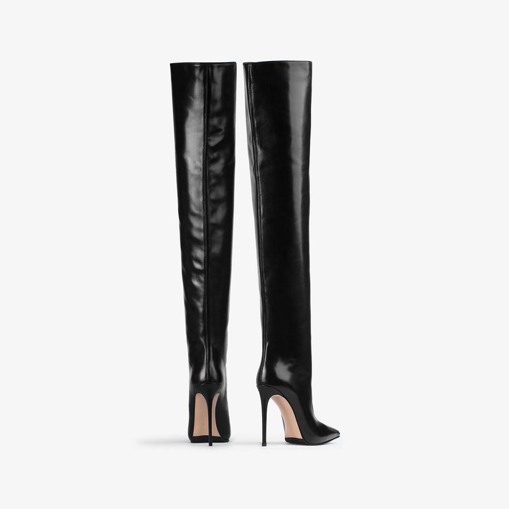 Black Le Silla EVA THIGH-HIGH BOOT 120 mm | USA_LS37022