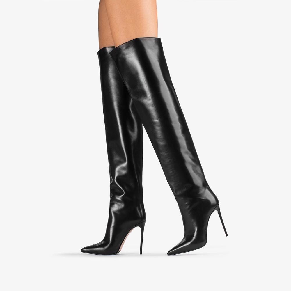 Black Le Silla EVA THIGH-HIGH BOOT 120 mm | USA_LS37022