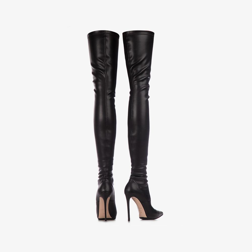 Black Le Silla EVA THIGH-HIGH BOOT 120 mm | USA_LS72259