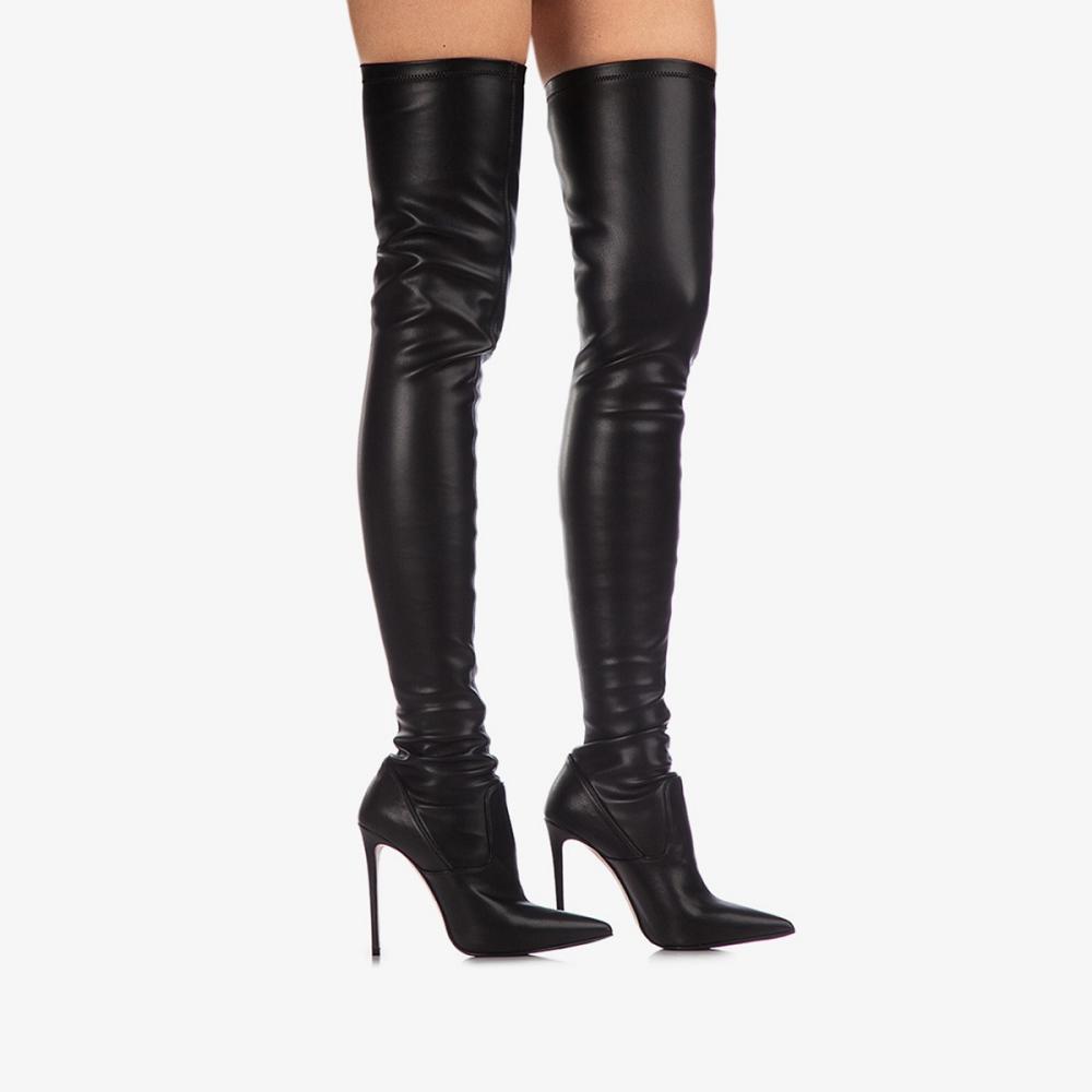 Black Le Silla EVA THIGH-HIGH BOOT 120 mm | USA_LS72259