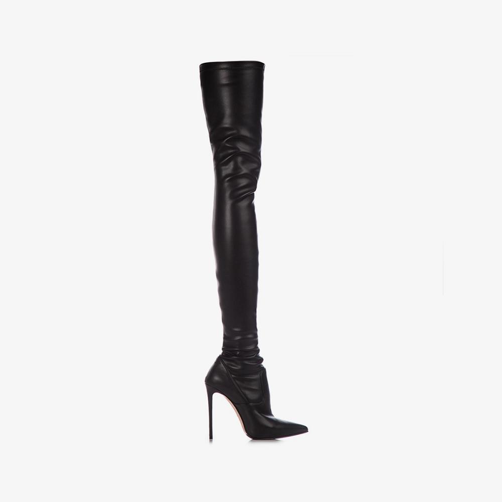 Black Le Silla EVA THIGH-HIGH BOOT 120 mm | USA_LS72259