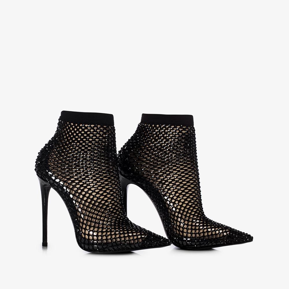 Black Le Silla GILDA ANKLE BOOT 120 mm | USA_LS55842