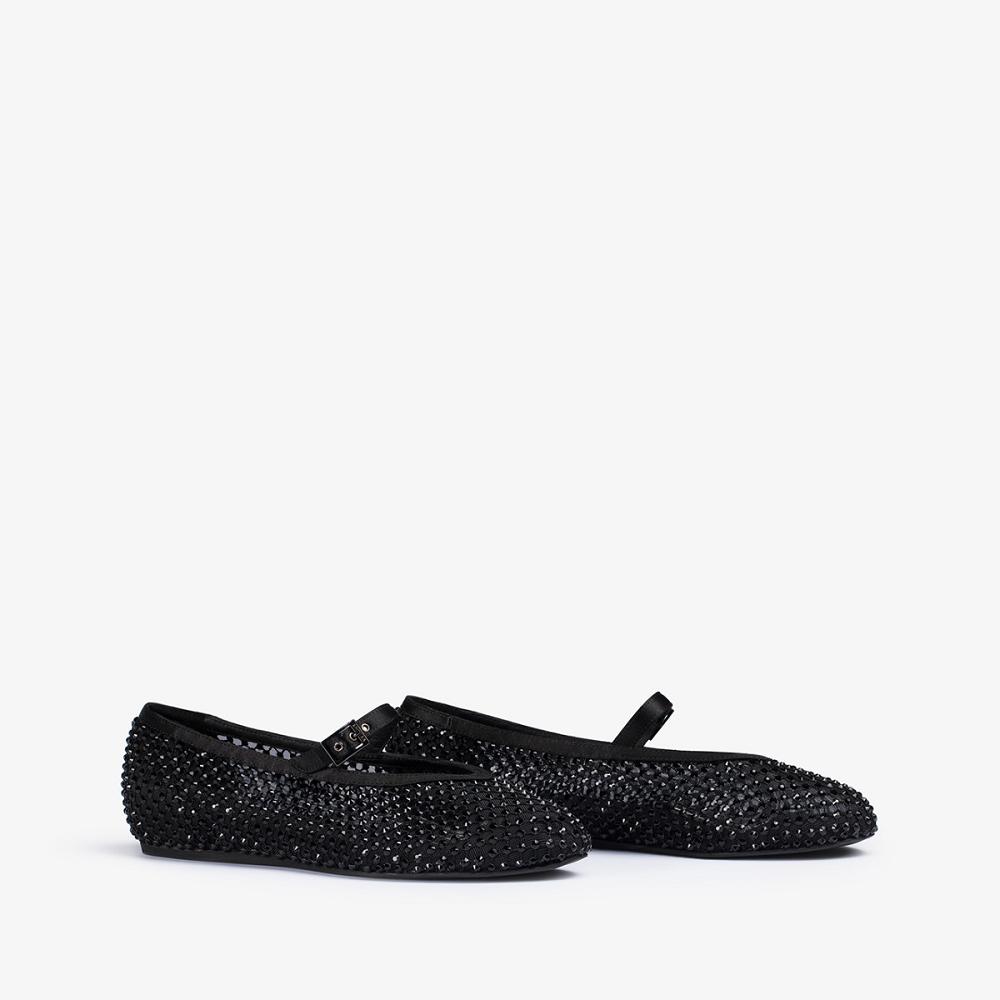 Black Le Silla GILDA BALLET FLAT | USA_LS26843