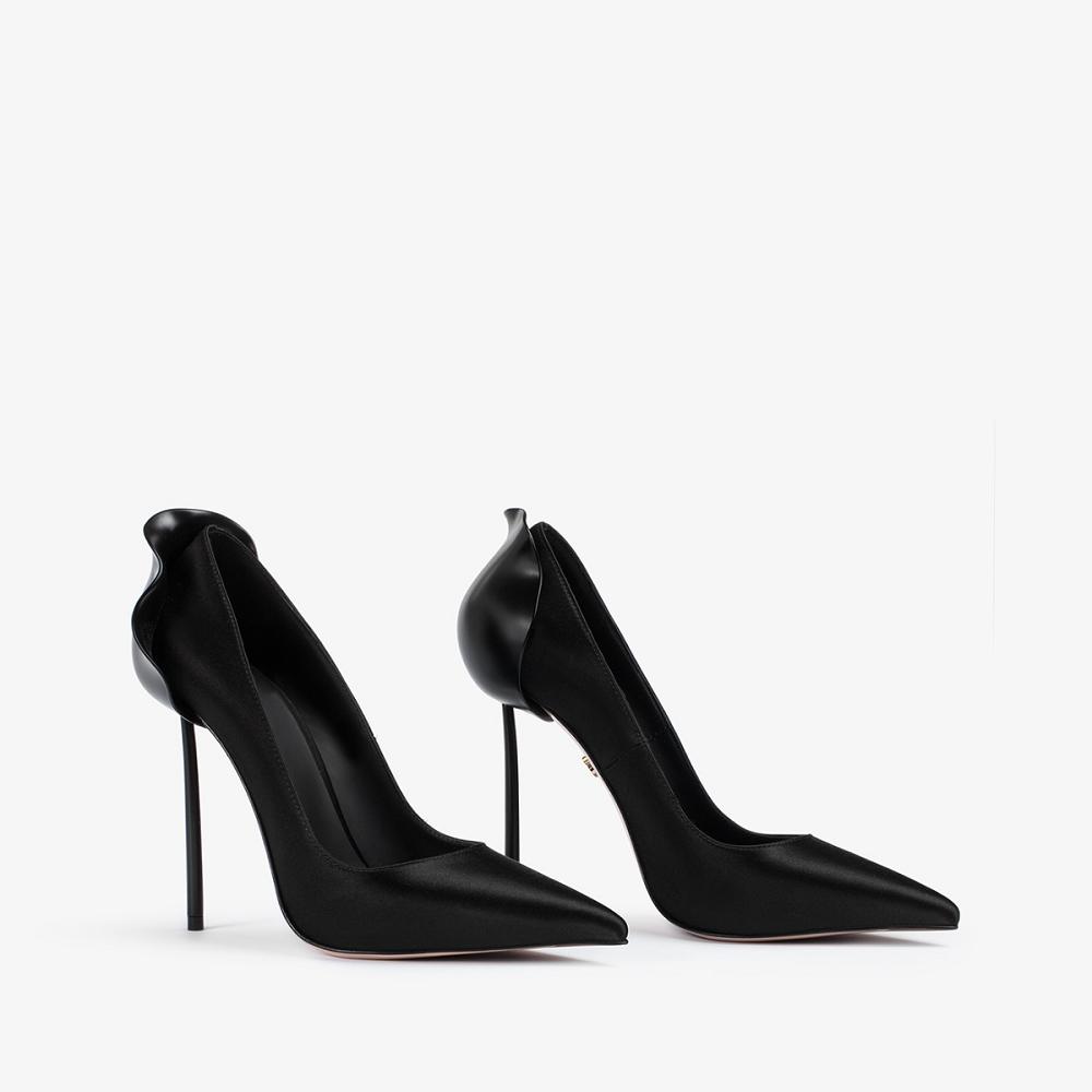 Black Le Silla LES NUANCES PETALO PUMP 120 mm | USA_LS21557