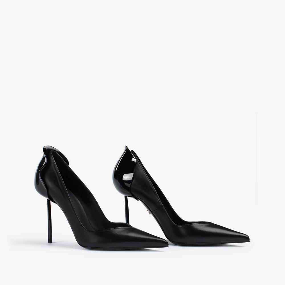 Black Le Silla LES NUANCES PETALO PUMP 100 mm | USA_LS70491