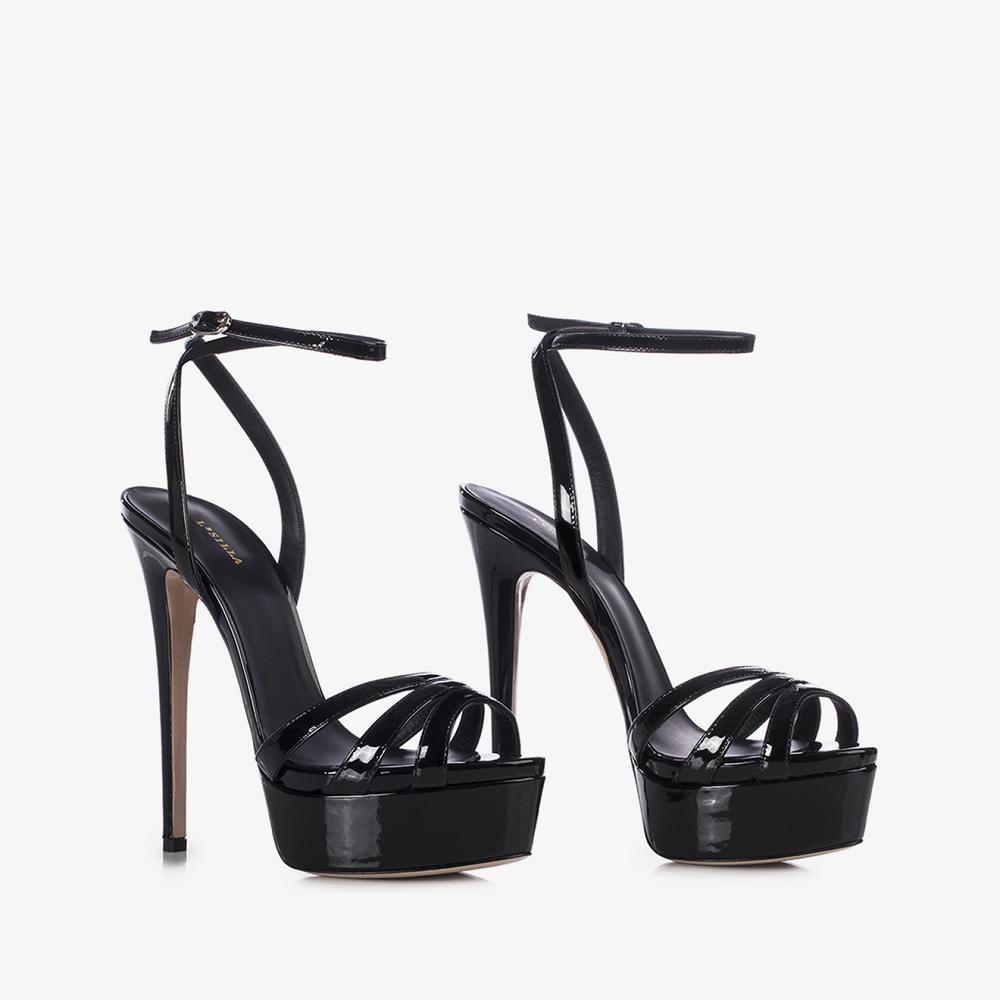 Black Le Silla LOLA SANDAL 140 mm | USA_LS86389