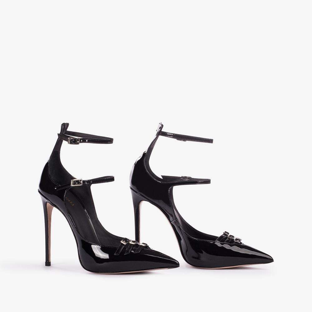 Black Le Silla MORGANA PUMP 120 mm | USA_LS40915