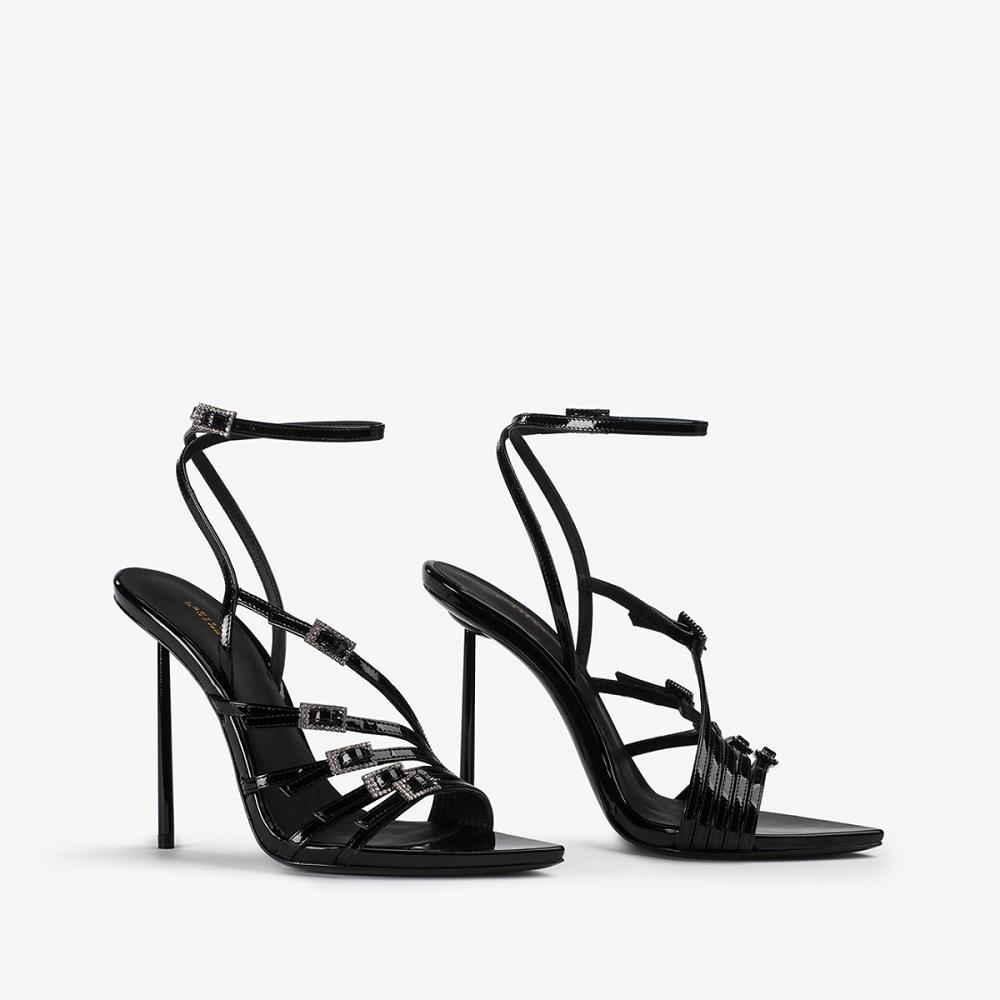 Black Le Silla SCARLET SANDAL 120 mm | USA_LS21465