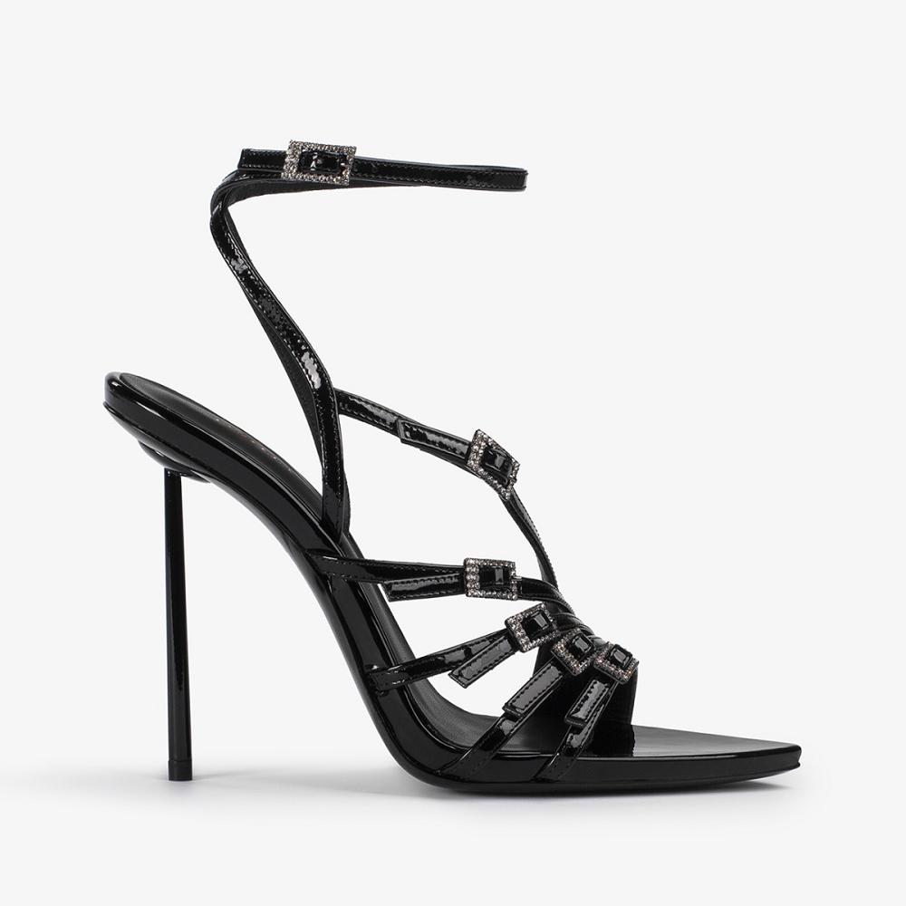 Black Le Silla SCARLET SANDAL 120 mm | USA_LS21465