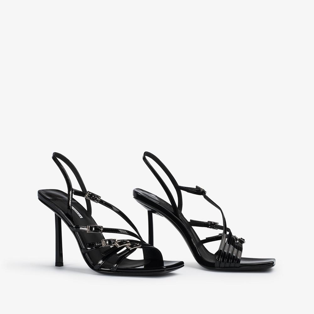 Black Le Silla SCARLET SANDAL 95 mm | USA_LS89623