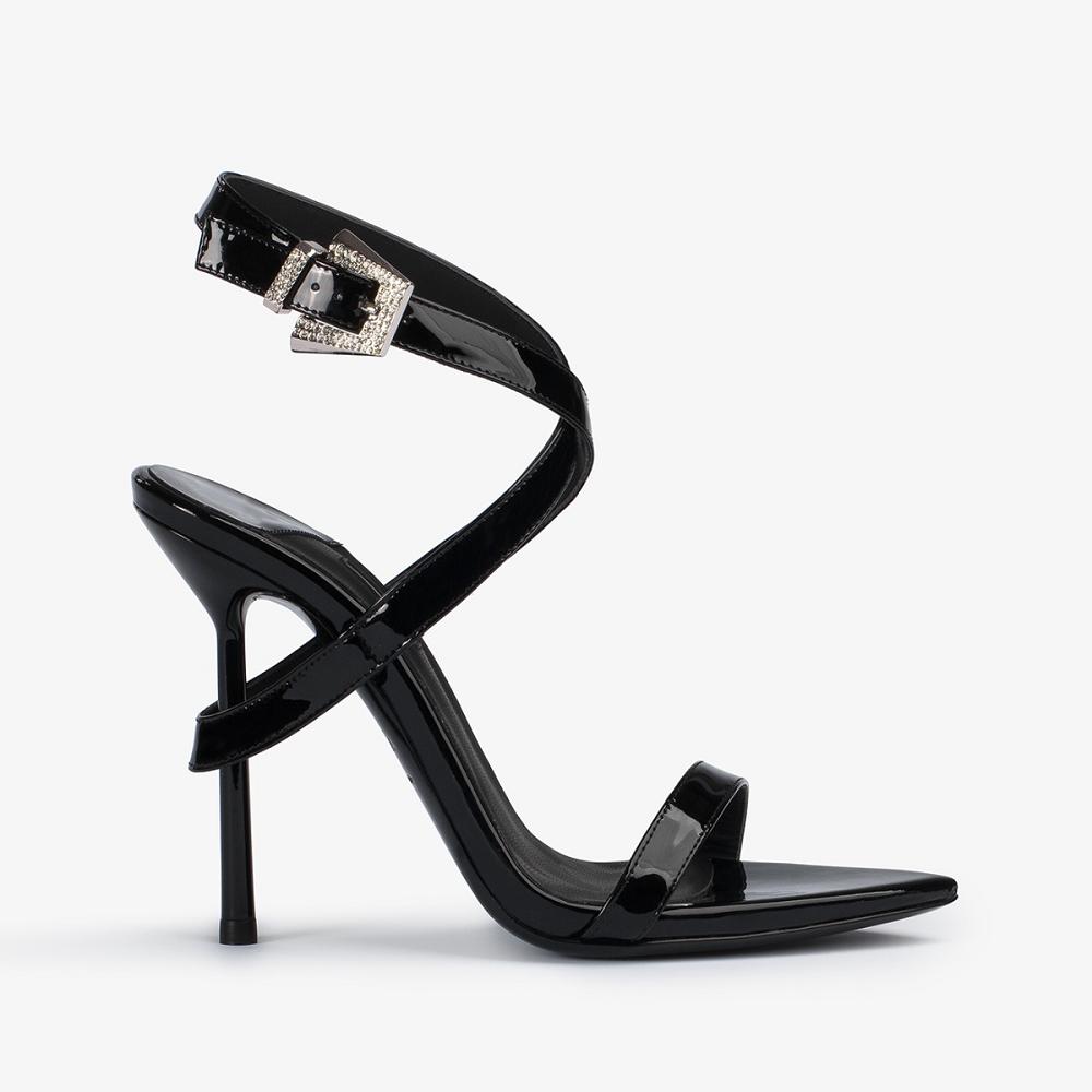 Black Le Silla TESS SANDAL 110 mm | USA_LS15075