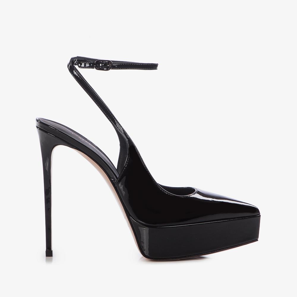 Black Le Silla UMA SLINGBACK 140 mm | USA_LS39511