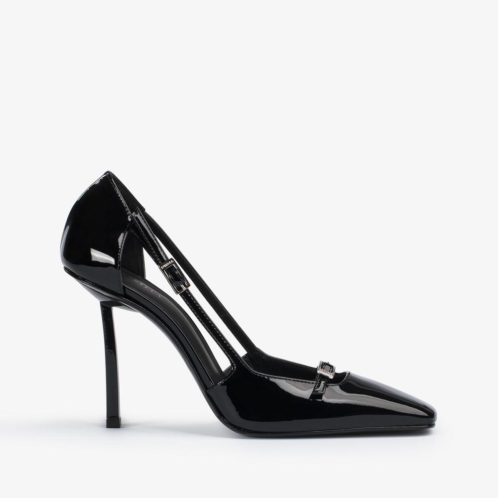 Black Le Silla VITTORIA PUMP 100 mm | USA_LS55117