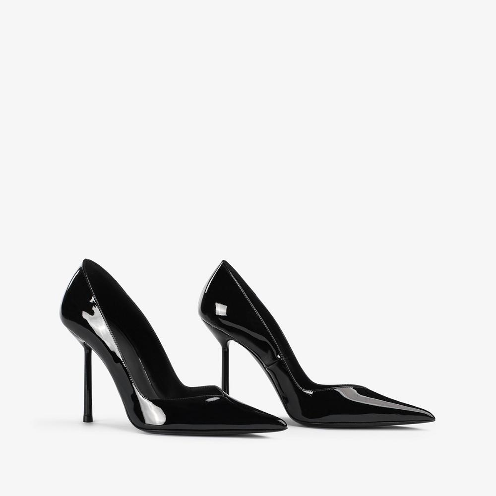 Black Le Silla VIVIENNE PUMP 100 mm | USA_LS79877