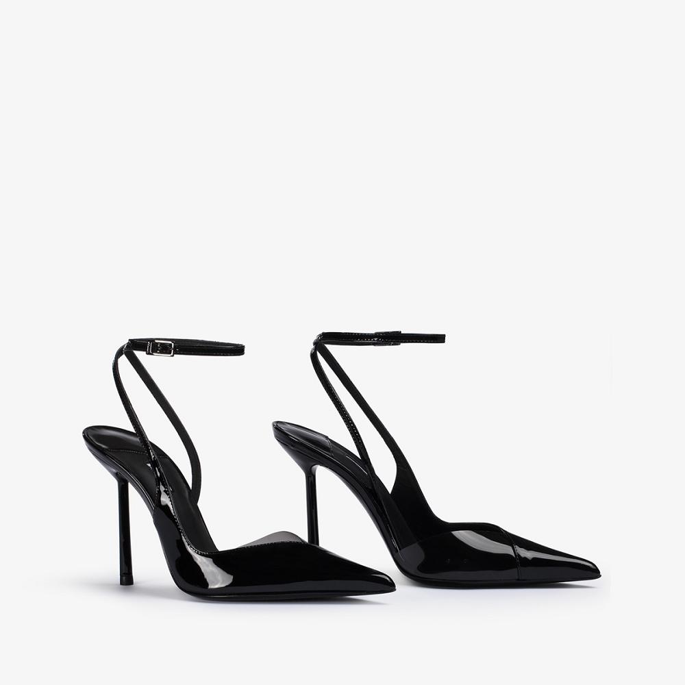 Black Le Silla VIVIENNE SLINGBACK 100 mm | USA_LS66607