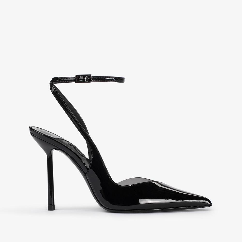 Black Le Silla VIVIENNE SLINGBACK 100 mm | USA_LS86229