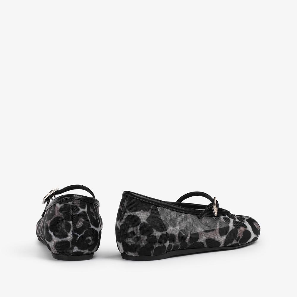 Black Leopard Le Silla DANIELLE BALLET FLAT | USA_LS48072