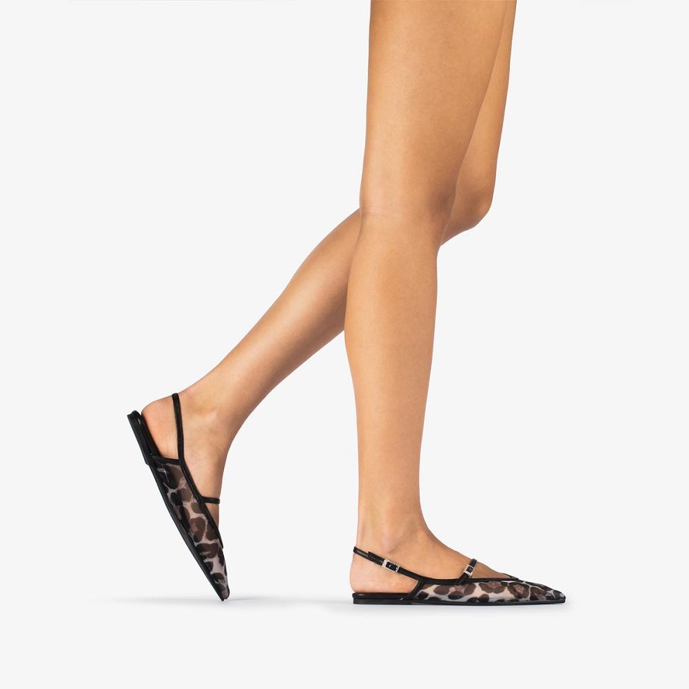 Black Leopard Le Silla MORGANA SLINGBACK | USA_LS10806