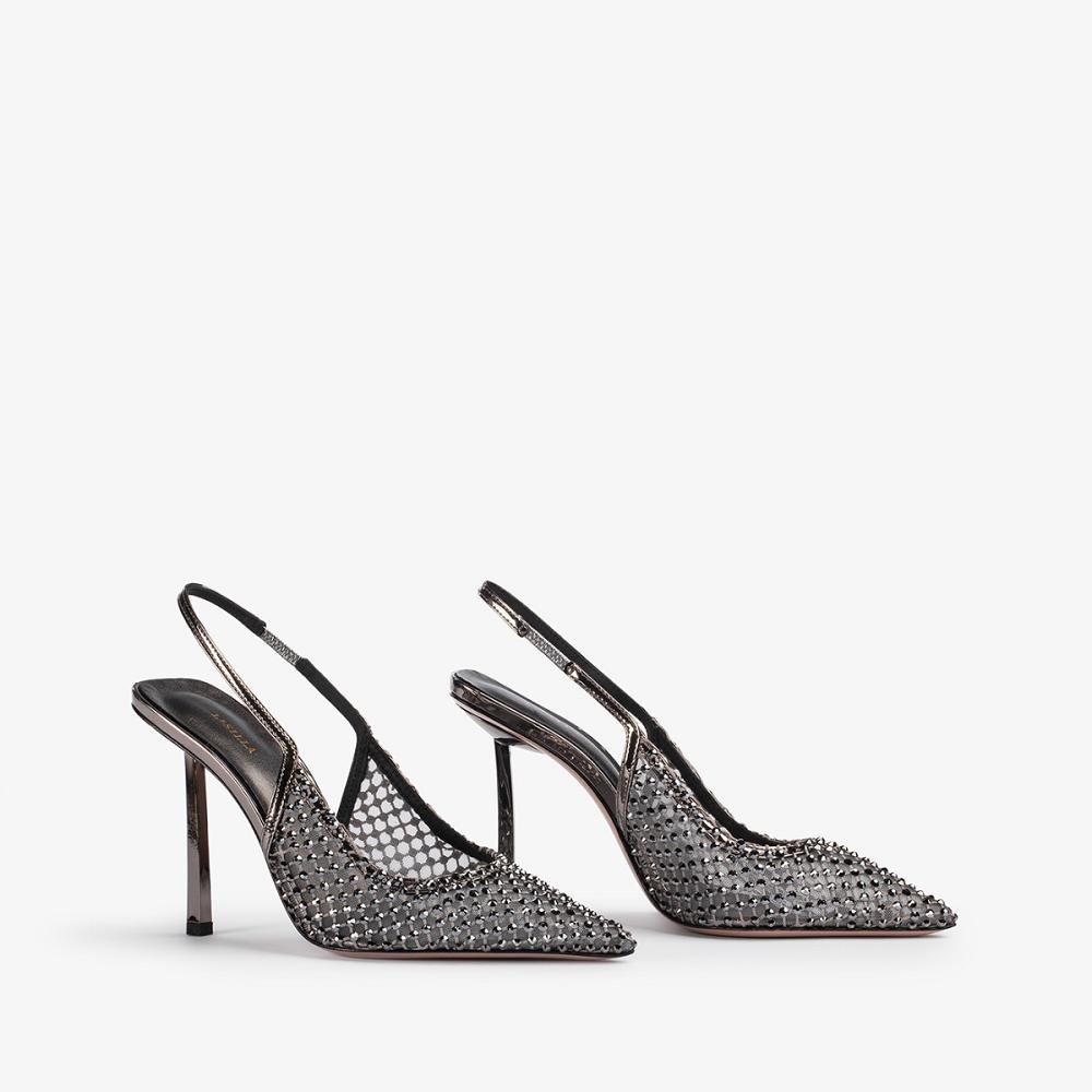 Blue Grey Le Silla GILDA SLINGBACK 100 mm | USA_LS28429