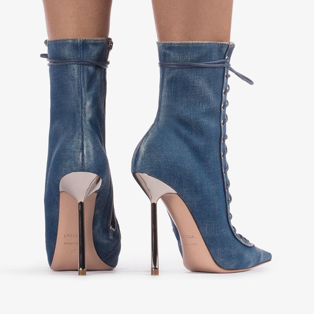 Blue Le Silla COLETTE ANKLE BOOT 120 mm | USA_LS55804