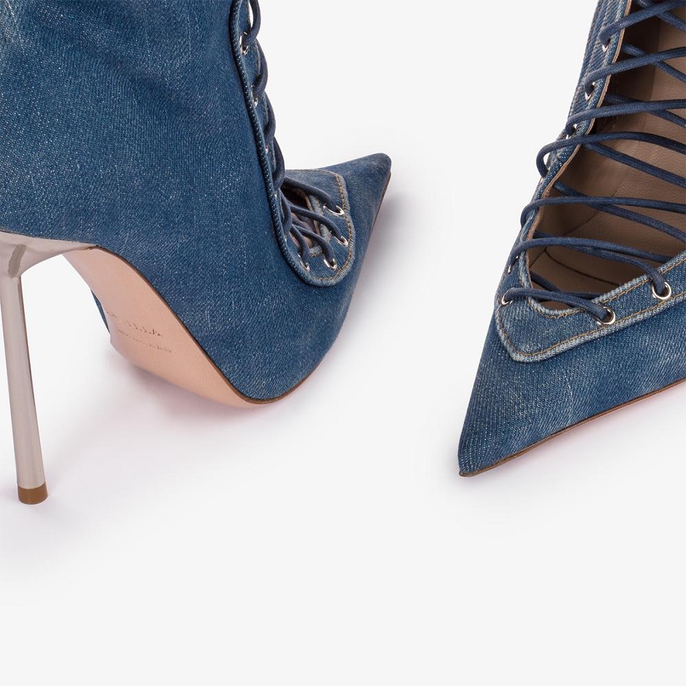 Blue Le Silla COLETTE ANKLE BOOT 120 mm | USA_LS55804