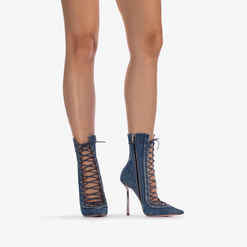 Blue Le Silla COLETTE ANKLE BOOT 120 mm | USA_LS55804