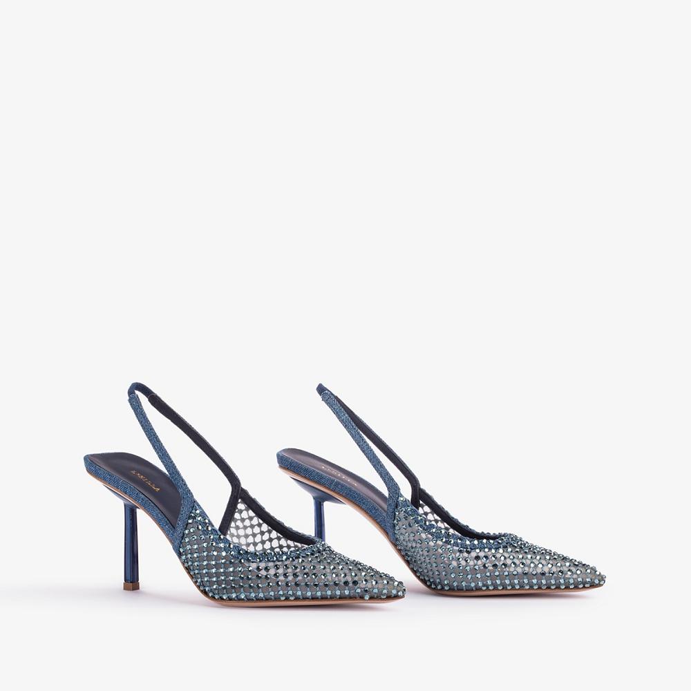 Blue Le Silla GILDA SLINGBACK 80 mm | USA_LS96911