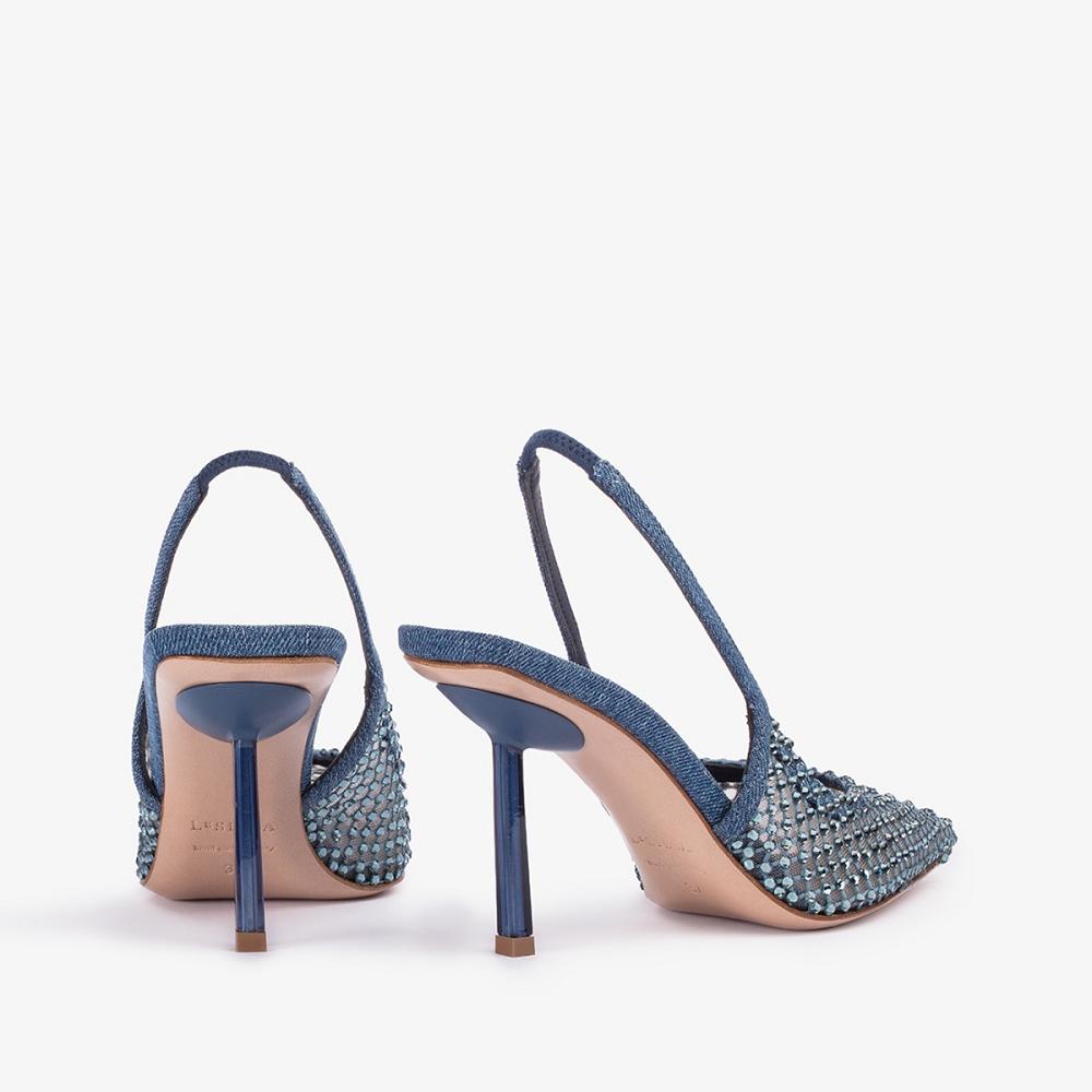 Blue Le Silla GILDA SLINGBACK 80 mm | USA_LS96911