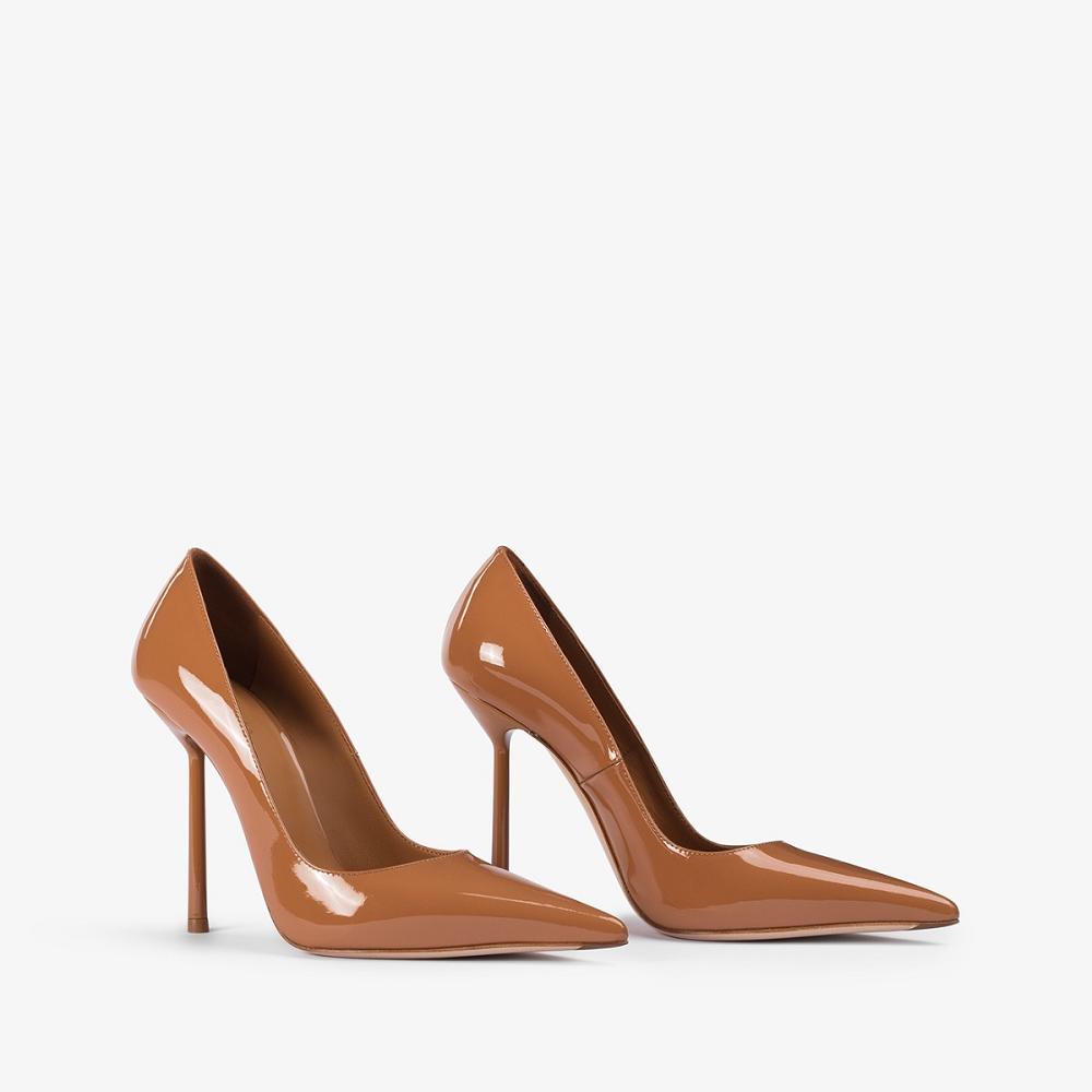 Brown Le Silla BELLA PUMP 120 mm | USA_LS30455