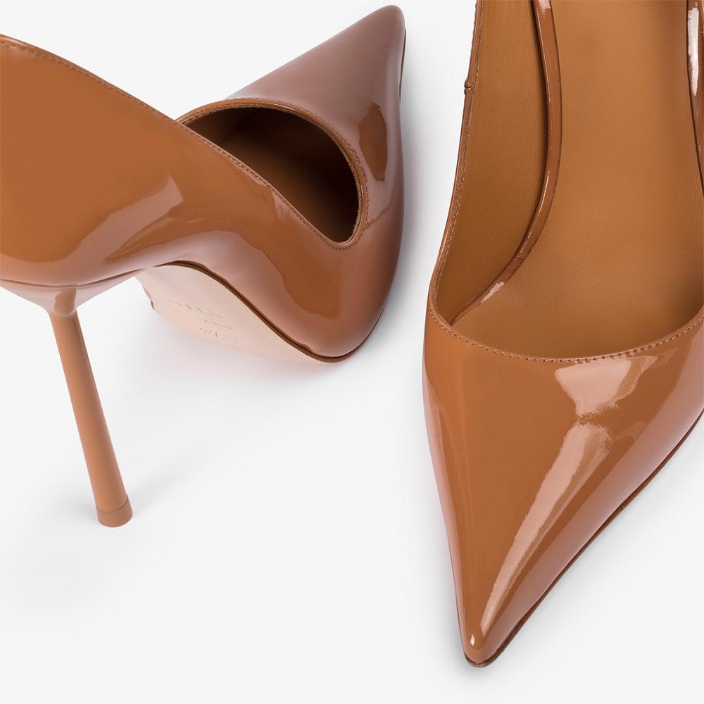 Brown Le Silla BELLA PUMP 120 mm | USA_LS30455