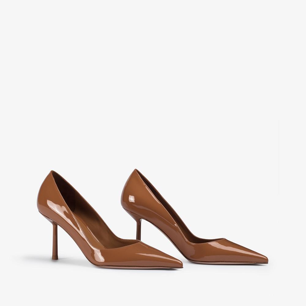 Brown Le Silla BELLA PUMP 80 mm | USA_LS89770