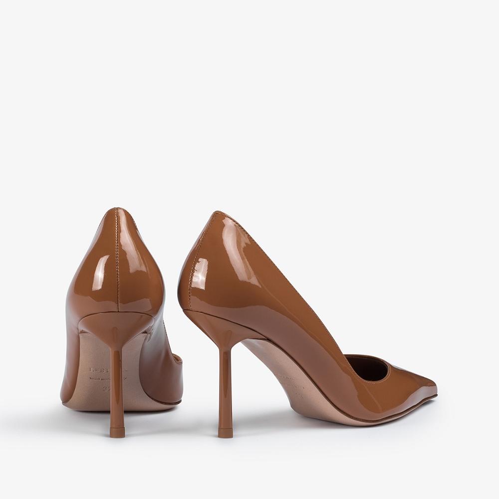 Brown Le Silla BELLA PUMP 80 mm | USA_LS89770