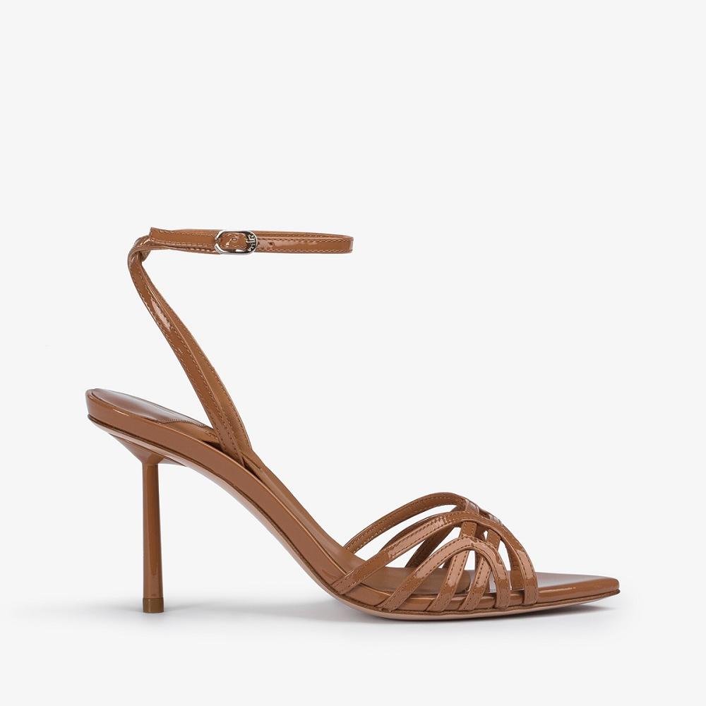 Brown Le Silla BELLA SANDAL 80 mm | USA_LS28414