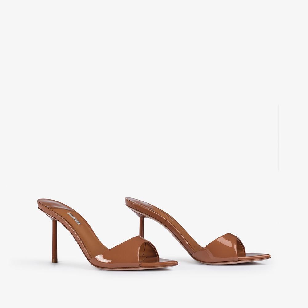 Brown Le Silla BELLA SANDAL 80 mm | USA_LS84376