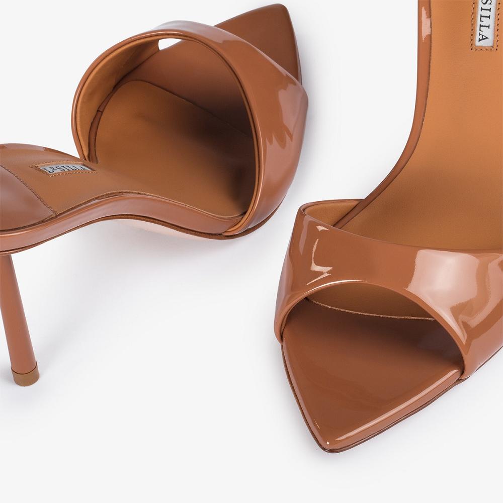 Brown Le Silla BELLA SANDAL 80 mm | USA_LS84376