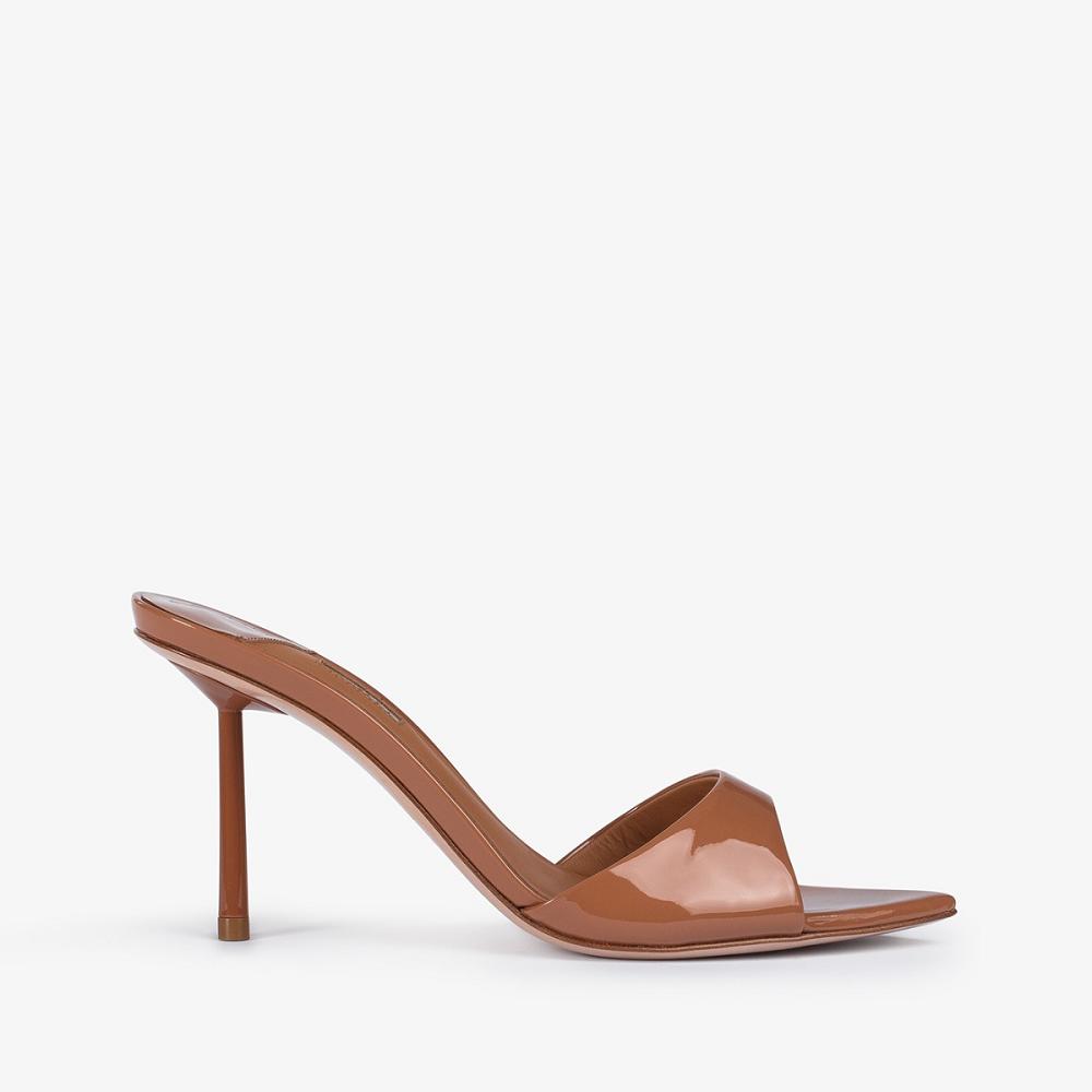 Brown Le Silla BELLA SANDAL 80 mm | USA_LS84376