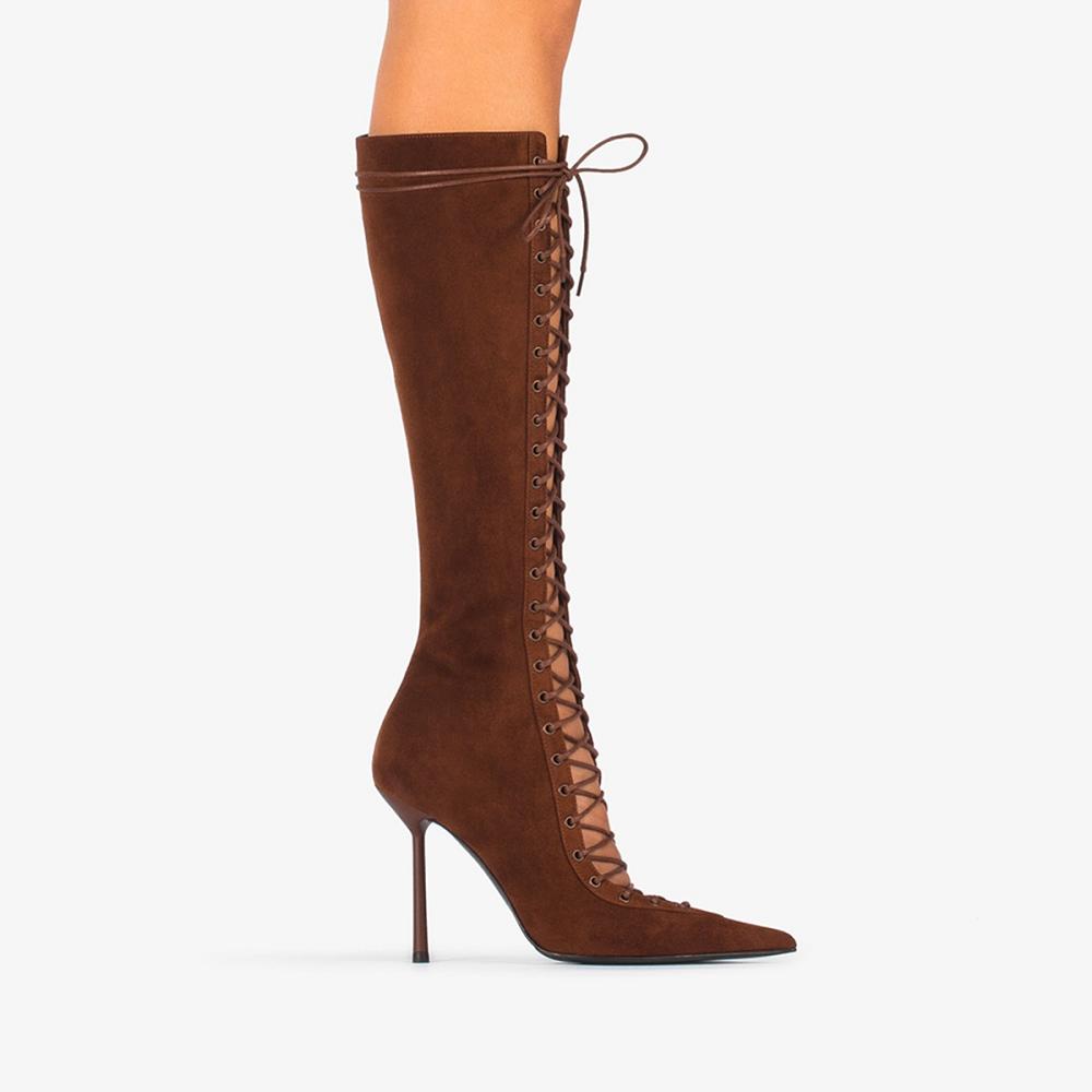 Brown Le Silla COLETTE BOOT 100 mm | USA_LS19065